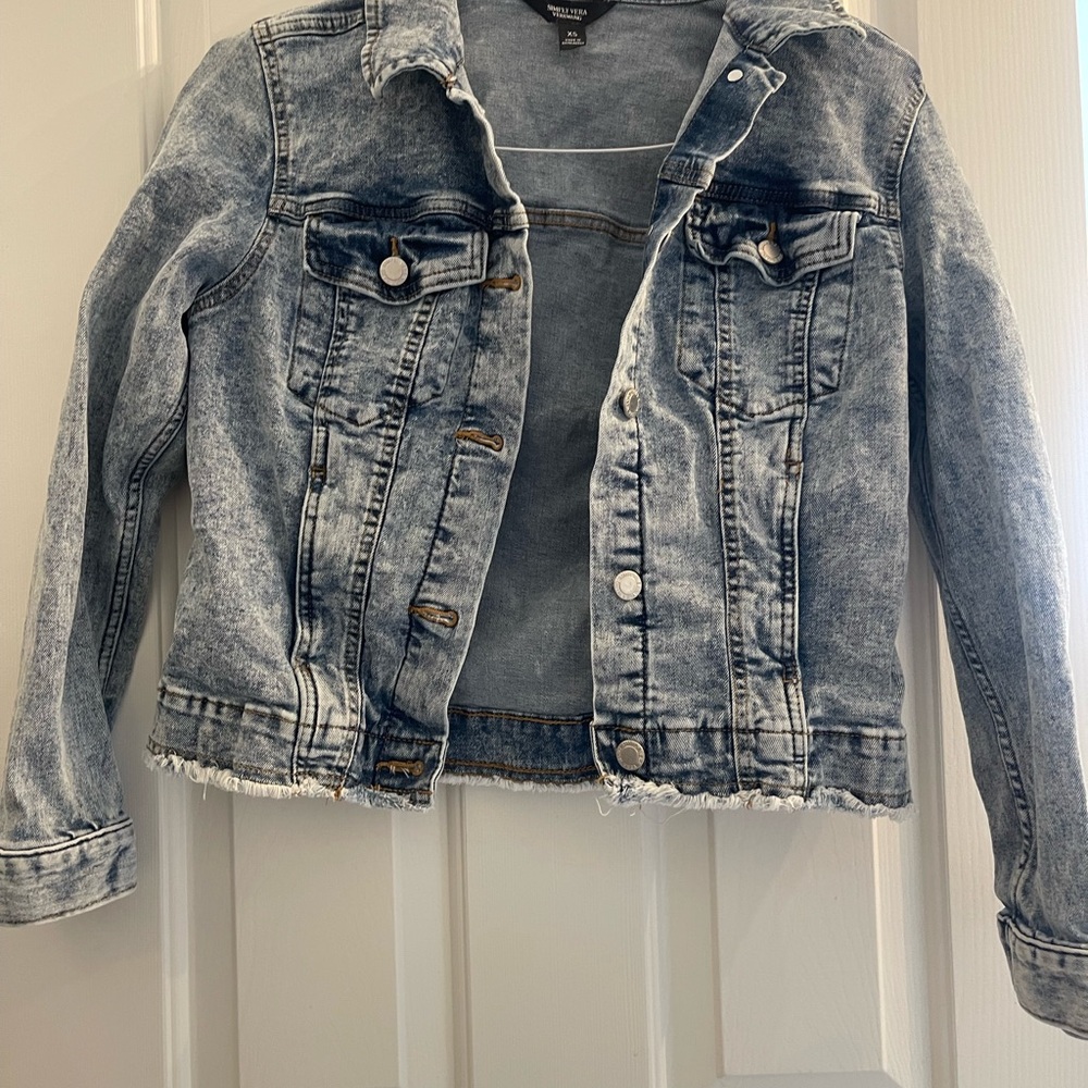 Simply Vera Vera Wang Blue Denim Jacket